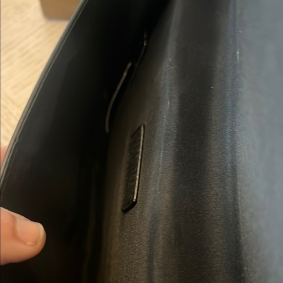 Velvet Rhinestone Bow Clutch - Picture 3 of 4